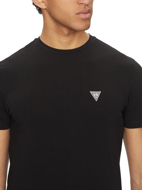 JOE SINGLE CREW NECK Tricou elastic cu m&acirc;necă scurtă jetbla - tricou