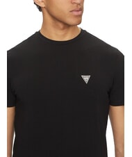 GUESS JOE SINGLE CREW NECK Tricou elastic cu m&acirc;necă scurtă jetbla - tricou - 3