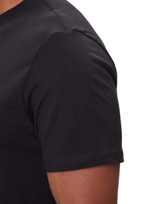 TRIANGLE LOGO Tricou cu mânecă scurtă, croială regulată jetbla - tricou