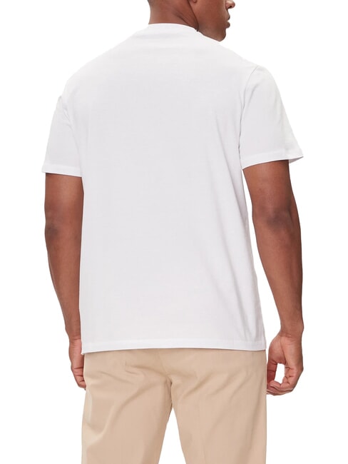 TRIANGLE LOGO Tricou cu m&acirc;necă scurtă, croială regulată alb purpuriu - tricou