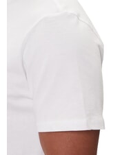 GUESS TRIANGLE LOGO Tricou cu m&acirc;necă scurtă, croială regulată alb purpuriu - tricou - 4