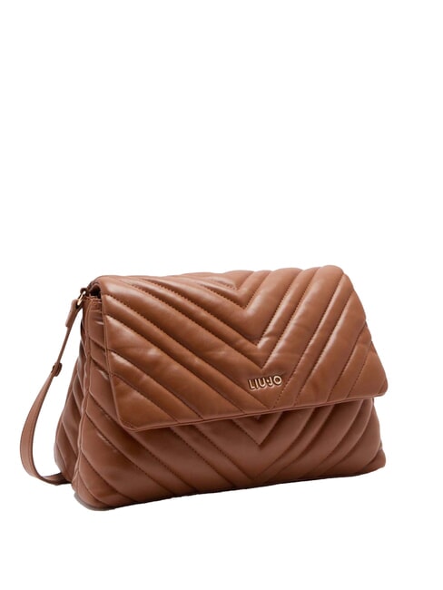 LUNNY Geantă hobo medie matlasată piele de căprioară - Genți femei