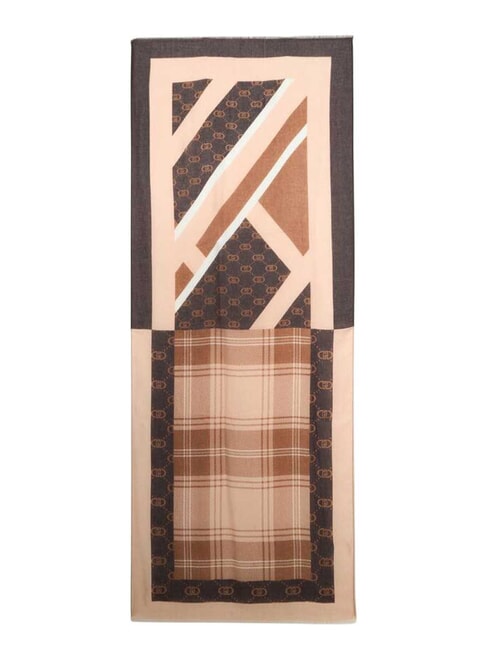 CHECK Eşarfă maro deschis - Eșarfe