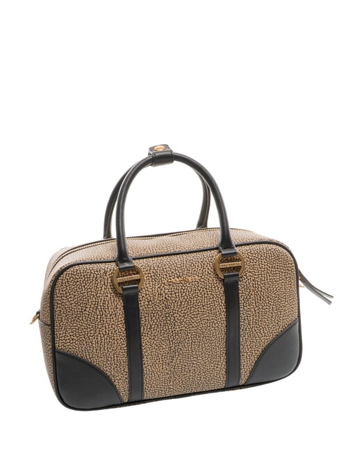 OUTLINE Geantă de m&acirc;nă natural op / negru - Genți femei