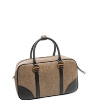 BORBONESE OUTLINE Geantă de m&acirc;nă natural op / negru - Genți femei - 2