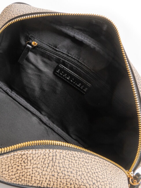 OUTLINE Geantă de m&acirc;nă natural op / negru - Genți femei