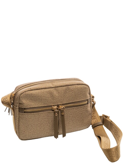 FLEXOS ZIP Geantă de umăr mini verde ulei - Genți femei