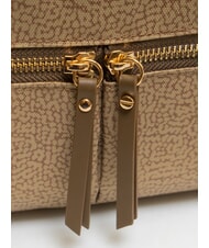 BORBONESE FLEXOS ZIP Geantă de umăr mini verde ulei - Genți femei - 3