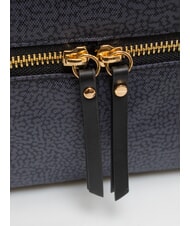 BORBONESE FLEXOS ZIP Geantă de umăr mini negru - Genți femei - 3