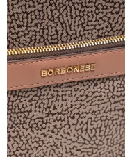 BORBONESE DOWNTOWN Rucsac pudră/op naturală - Genți femei - 3