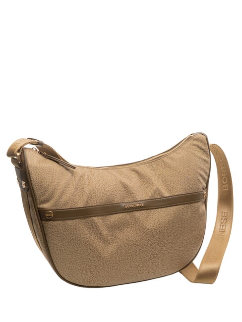 DOWNTOWN Large Geantă de umăr verde ulei - Genți femei