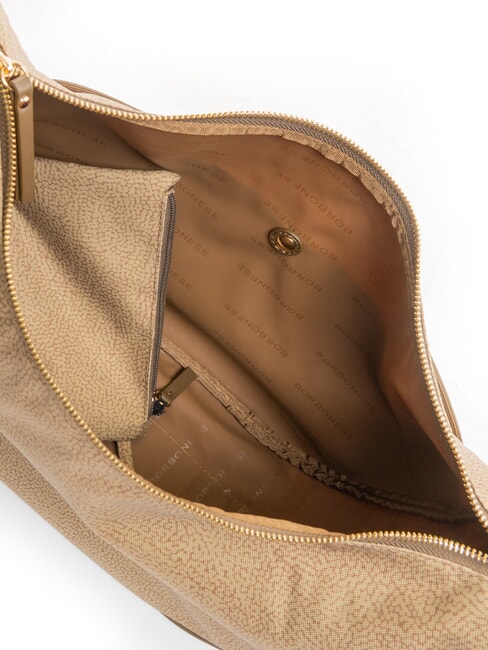 DOWNTOWN Large Geantă de umăr verde ulei - Genți femei