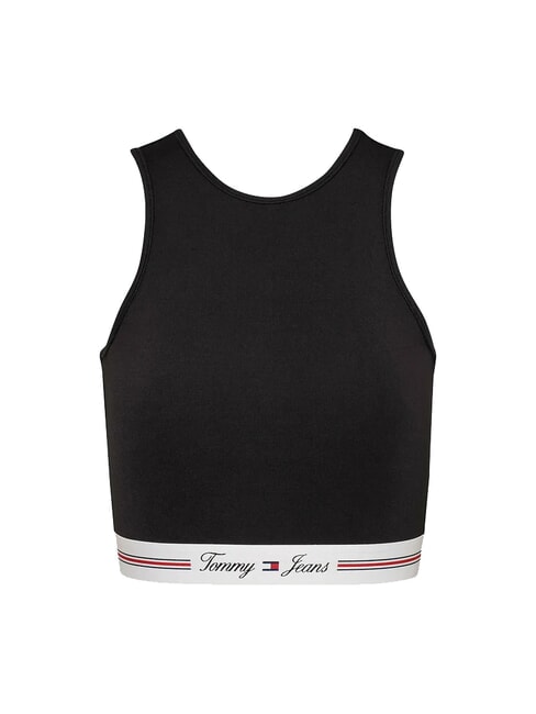 TH JEANS Top negru - tricou