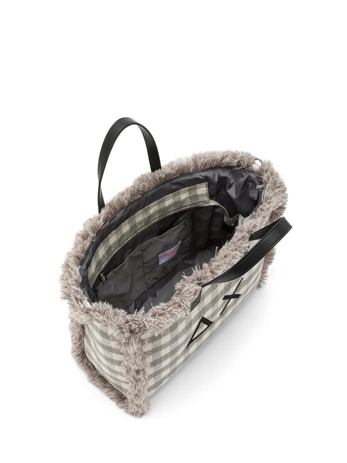 CALI TARTAN Geantă de mână, cu curea de umăr zgârie - Genți femei