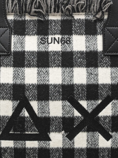 CALI TARTAN Geantă de mână, cu curea de umăr negru - Genți femei