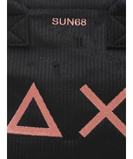 SUN68 CALI CORDUROY Geantă de mână, cu curea de umăr negru - Genți femei - 3