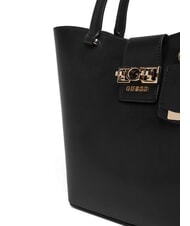 GUESS JANE Geantă tote cu curea de umăr BLACK - Genți femei - 3
