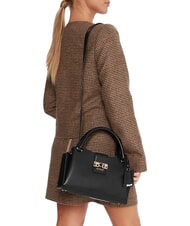 GUESS JANE Geantă de mână cu curea de umăr BLACK - Genți femei - 5