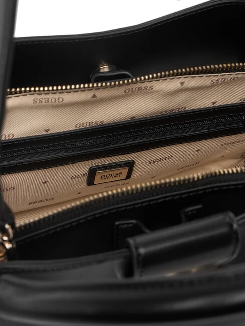 JANE Geantă de mână cu curea de umăr BLACK - Genți femei