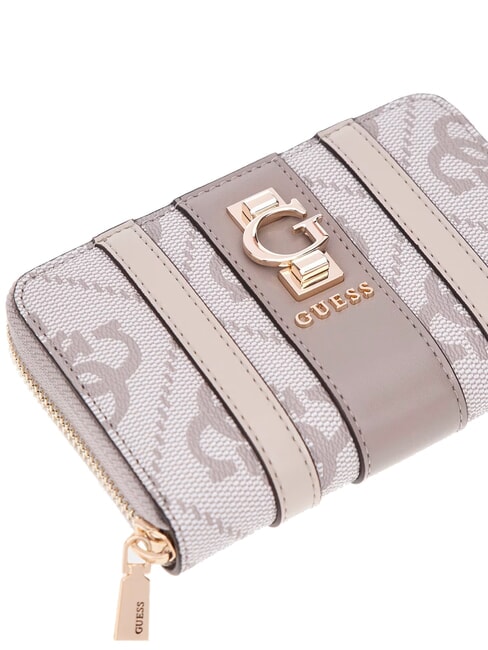 ERENIA Portofel mediu cu fermoar logo taupe închis - Portofele femei