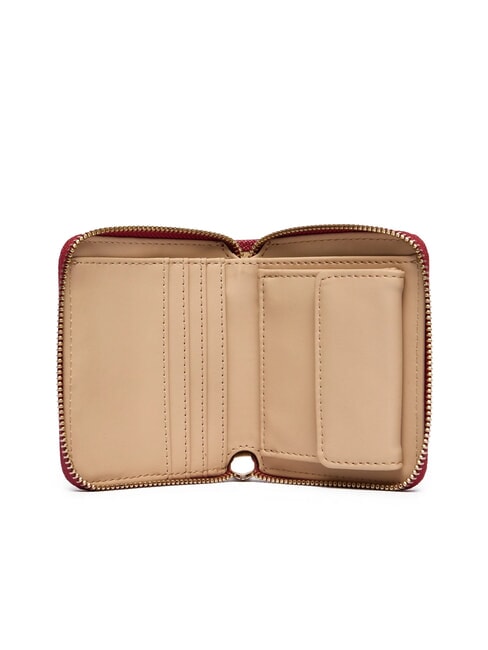 LAUREL 2  Portofel mic cu fermoar granat - Portofele femei