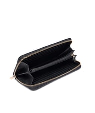 GUESS LAUREL 2 Portofel mare cu fermoar și mâner BLACK - Portofele femei - 2