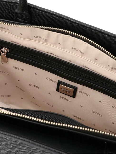 BOLENA Geantă de umăr cu pandantiv inimă BLACK - Genți femei