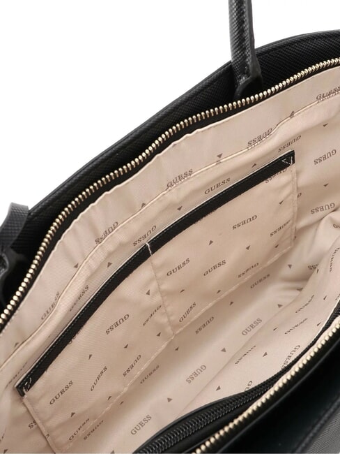 BOLENA Geantă de umăr cu pandantiv inimă BLACK - Genți femei