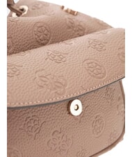 GUESS CRESIDIA II Rucsac cu buzunar logo taupe închis - Genți femei - 3