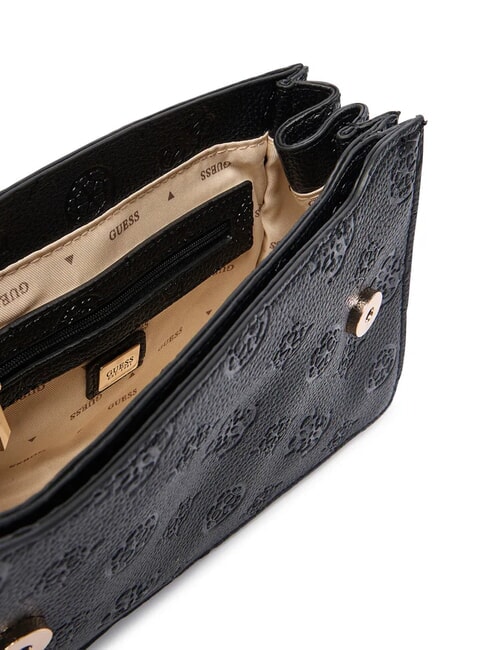 CRESIDIA II Geantă de umăr cu clapă logo negru - Genți femei