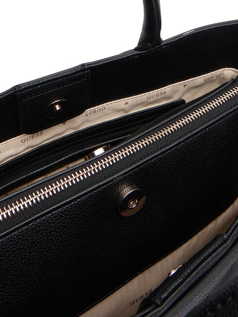 GREGORIA Geantă mare cu curea de umăr BLACK - Genți femei