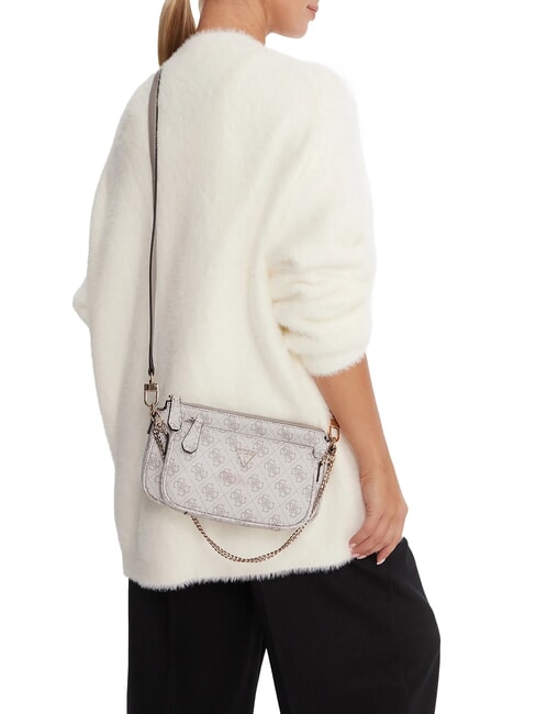 NOELLE 2 Geantă de umăr logo taupe închis - Genți femei