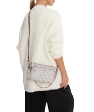 GUESS NOELLE 2 Geantă de umăr logo taupe închis - Genți femei - 7