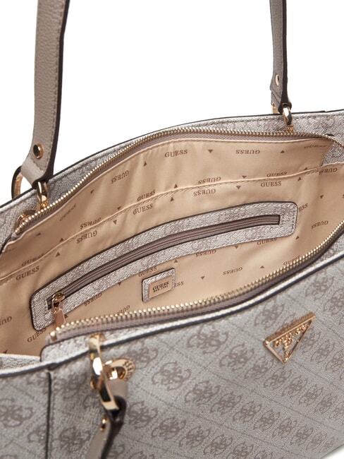 NOELLE 2  Geantă de umăr logo taupe închis - Genți femei