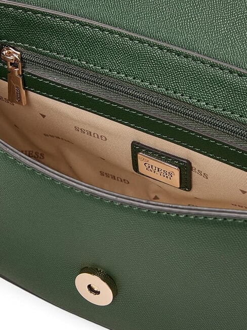 MIMINA Geantă de umăr cu clapă pădure - Genți femei