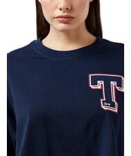 TOMMY HILFIGER TH JEANS T Tricou de bumbac bleumarin noapte întunecată - tricou - 3