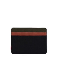 HERSCHEL CHARLIE  Suport plat pentru card negru/verde iedera/chutney - Portofele femei - 3