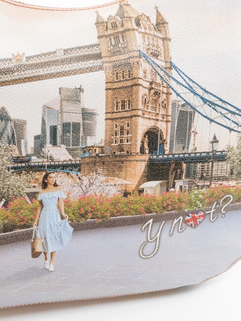 YESBAG  Geanta de umar imprimata Londra Kate - Genți femei