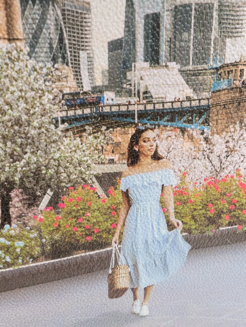 YESBAG Geantă de umăr Hobo Londra Kate - Genți femei