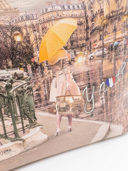 YESBAG Geantă de umăr Hobo Metroul din Paris - Genți femei