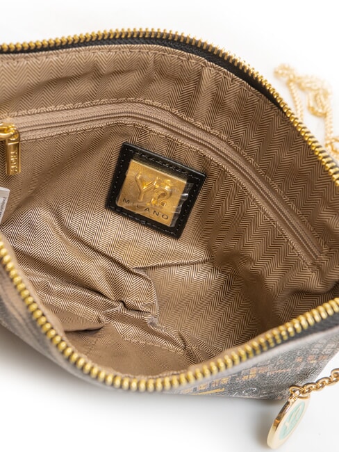 YESBAG Geantă de m&acirc;nă cu manșetă oglindă - Genți femei