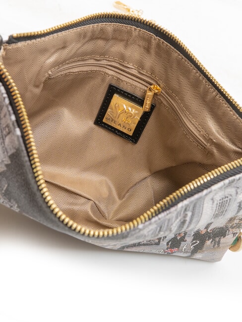 YESBAG Clutch Geantă de m&acirc;nă cu curea de umăr Londra noaptea - Genți femei