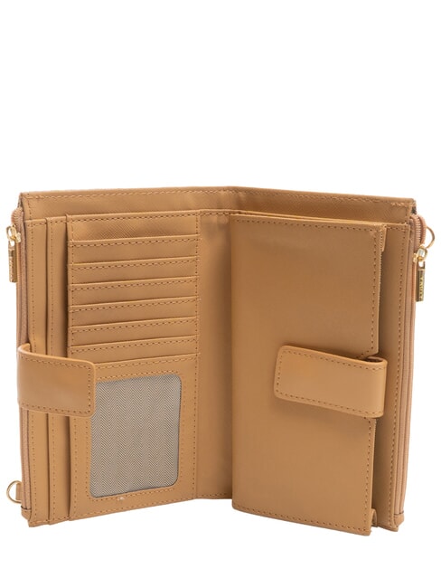 YESBAG SPECIAL Portofel mare cu buzunare multiple Trandafir englezesc - Portofele femei