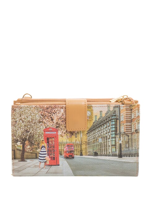 YESBAG SPECIAL Portofel mare cu buzunare multiple Trandafir englezesc - Portofele femei