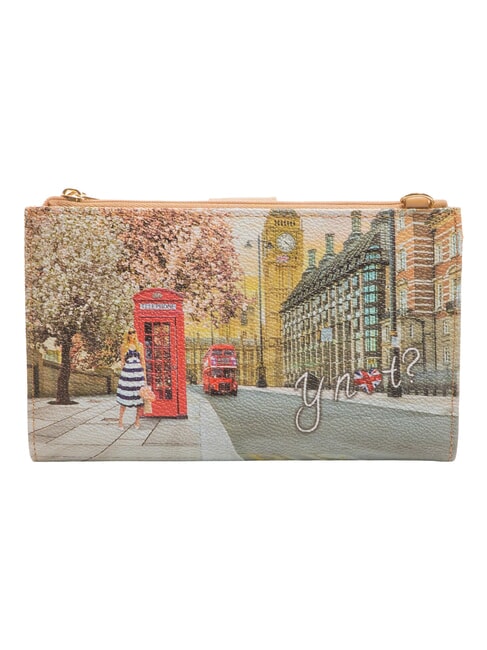 YESBAG SPECIAL Portofel mare cu buzunare multiple Trandafir englezesc - Portofele femei