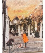 YNOT YESBAG Geantă de umăr imprimată viața în trulli - Genți femei - 3