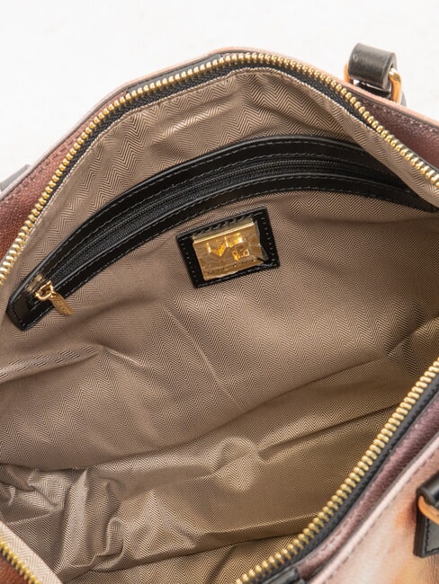 YESBAG Geantă de umăr imprimată viața în trulli - Genți femei