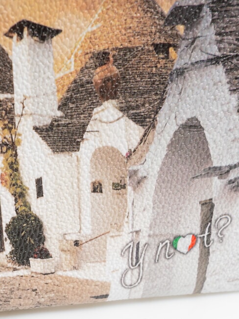 YESBAG Geantă de m&acirc;nă plată viața &icirc;n trulli - Genți femei