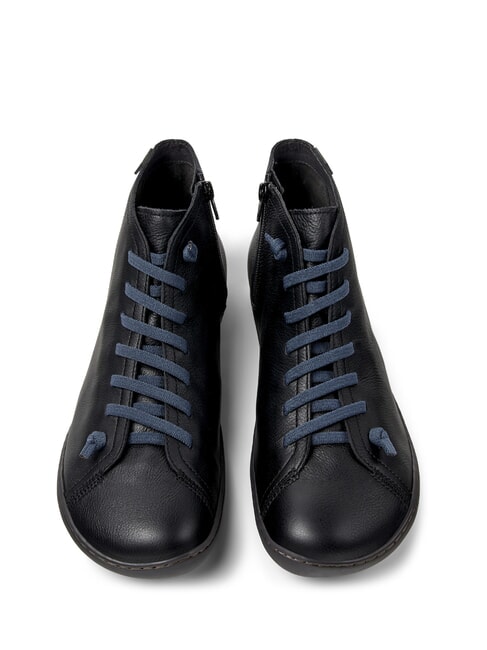 PEU CAMI Ghete din piele pentru gleznă negru - Pantofi bărbați