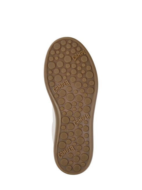 PELOTAS SOLLER Adidași din piele alb natural - Pantofi femei